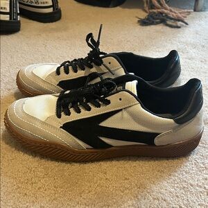 Men's Black and White Sneakers